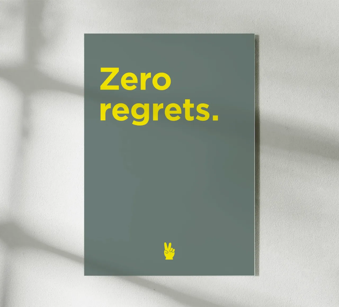 Zero regrets product.type.acrylglas common.byCreator Art Fart