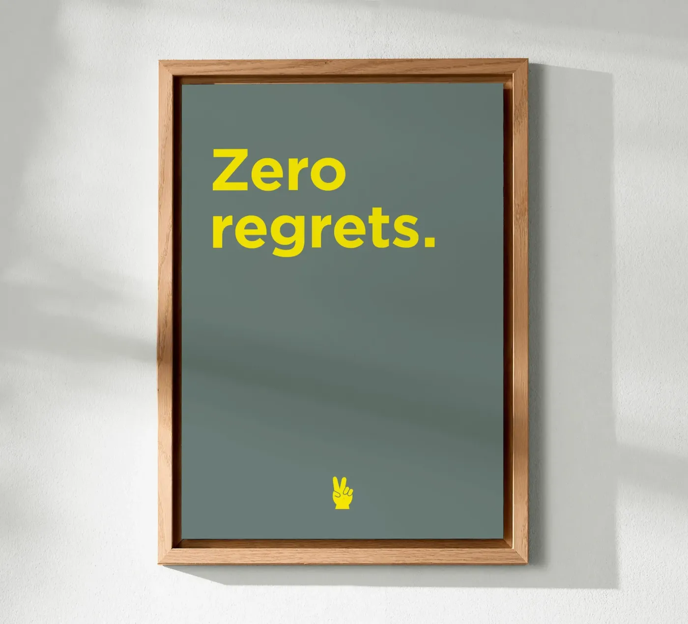 Zero regrets panneau forex de Art Fart