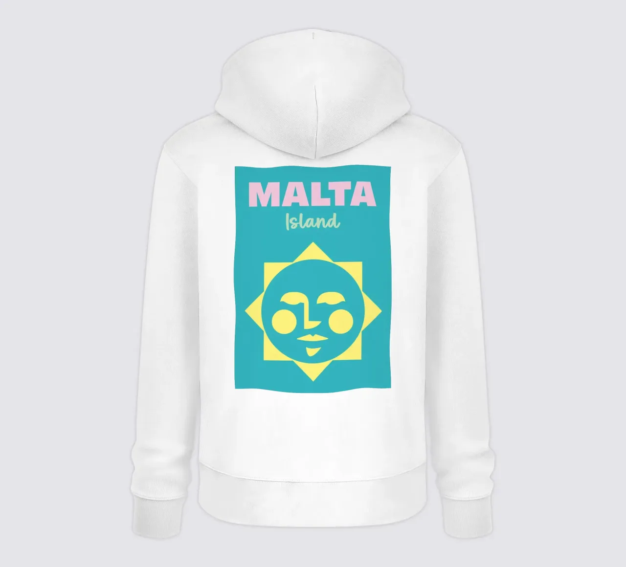 Malta Island felpa con cappuccio da Art Fart