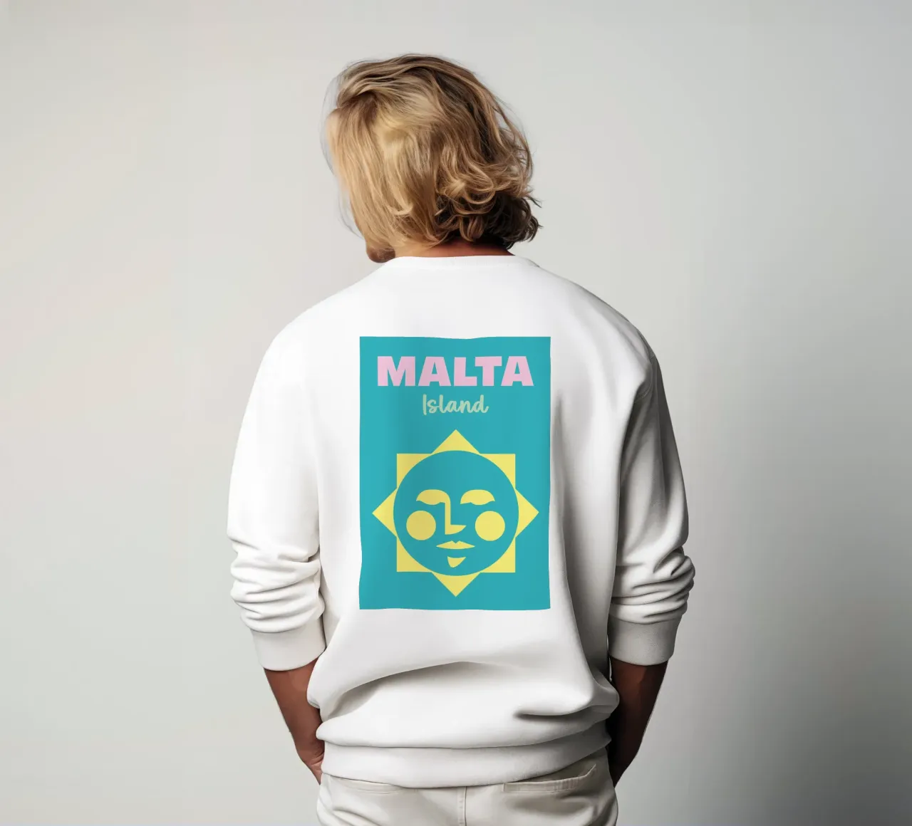 Malta Island felpa da Art Fart