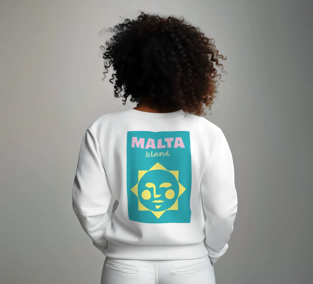 Malta Island felpa da Art Fart