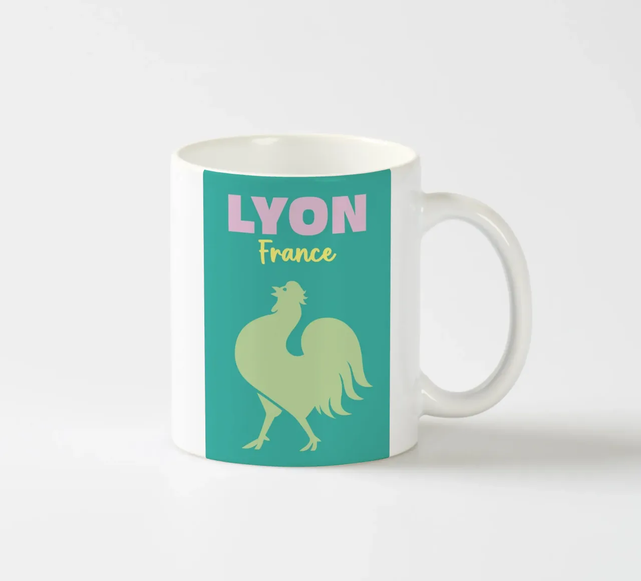 Lione, Francia tazza in ceramica da Art Fart