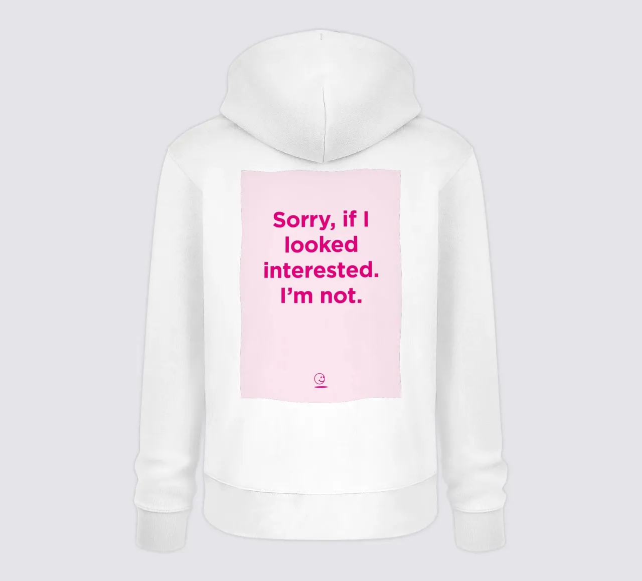 Not interested felpa con cappuccio da Art Fart