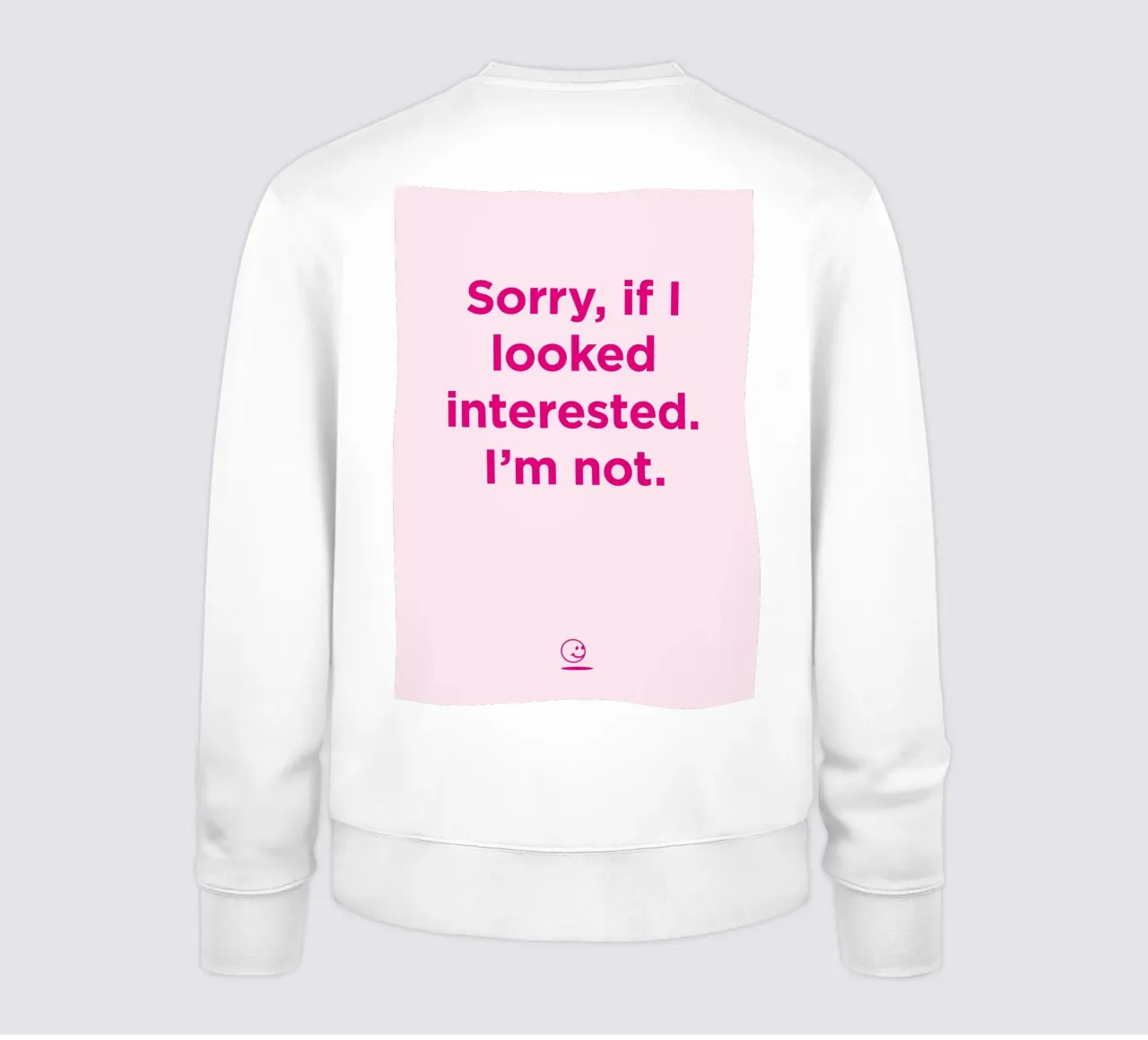 Not interested felpa da Art Fart