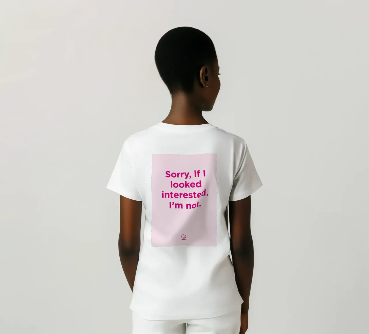Not interested t-shirt da Art Fart