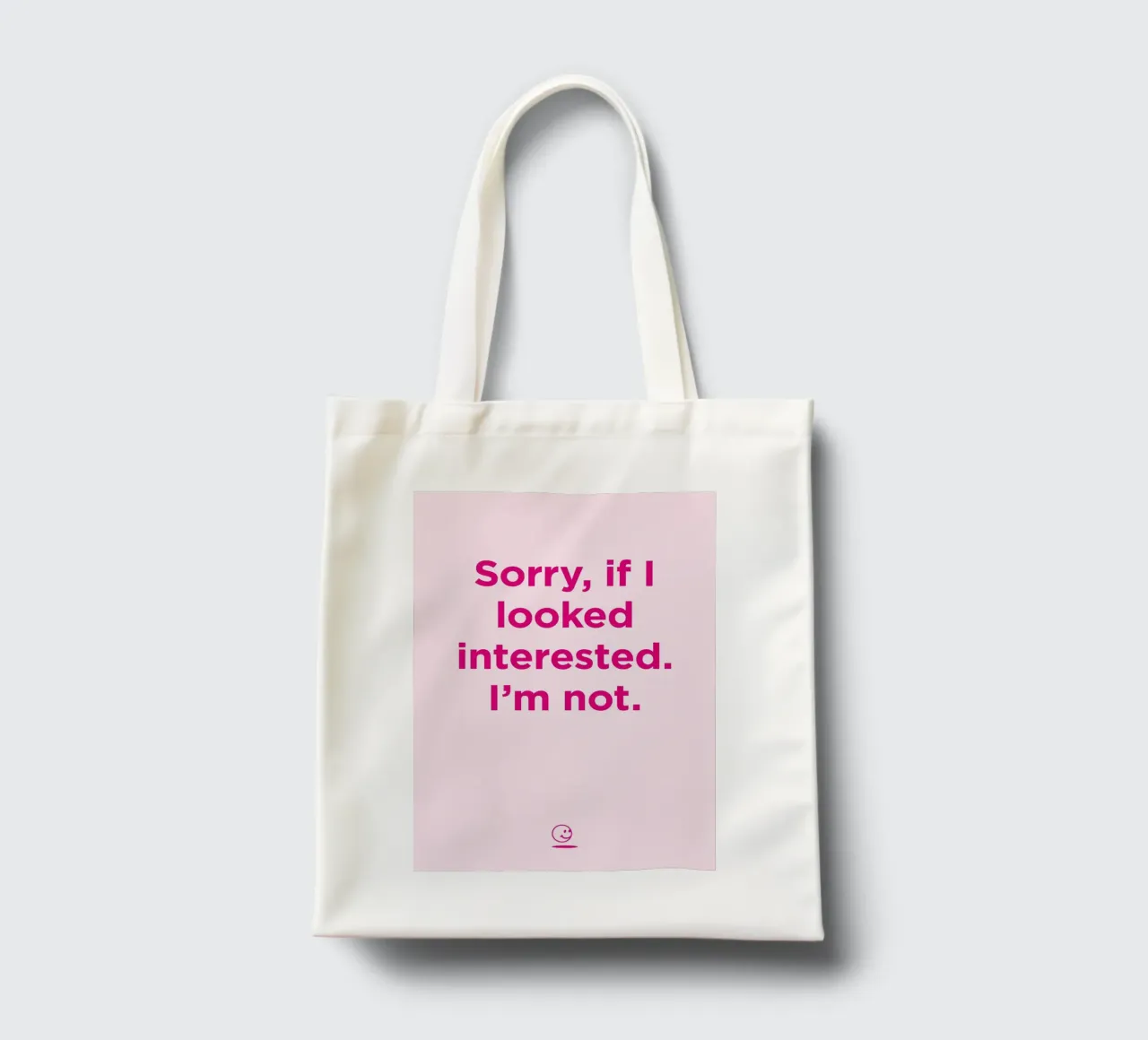 Not interested borsa in juta da Art Fart