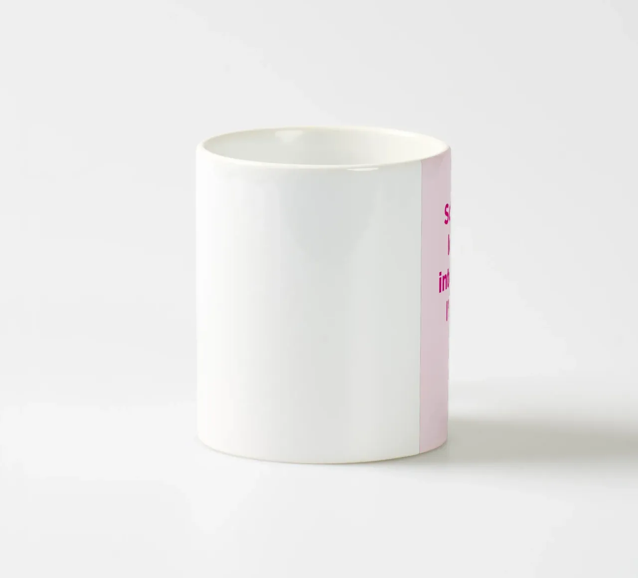 Not interested tazza in ceramica da Art Fart
