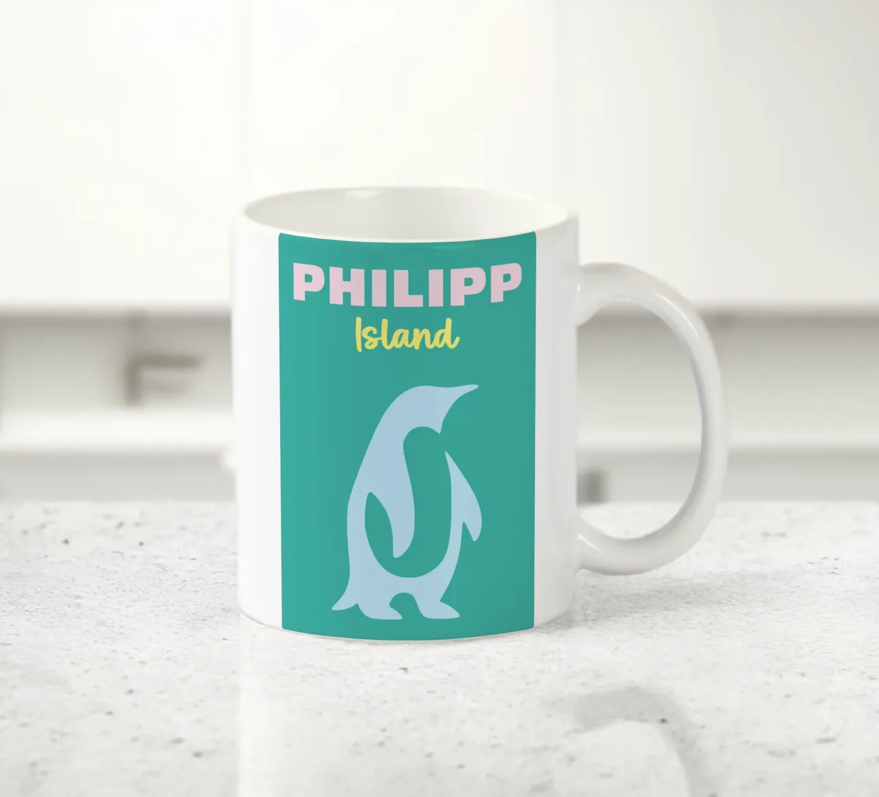 Philipp Island tazza in ceramica da Art Fart