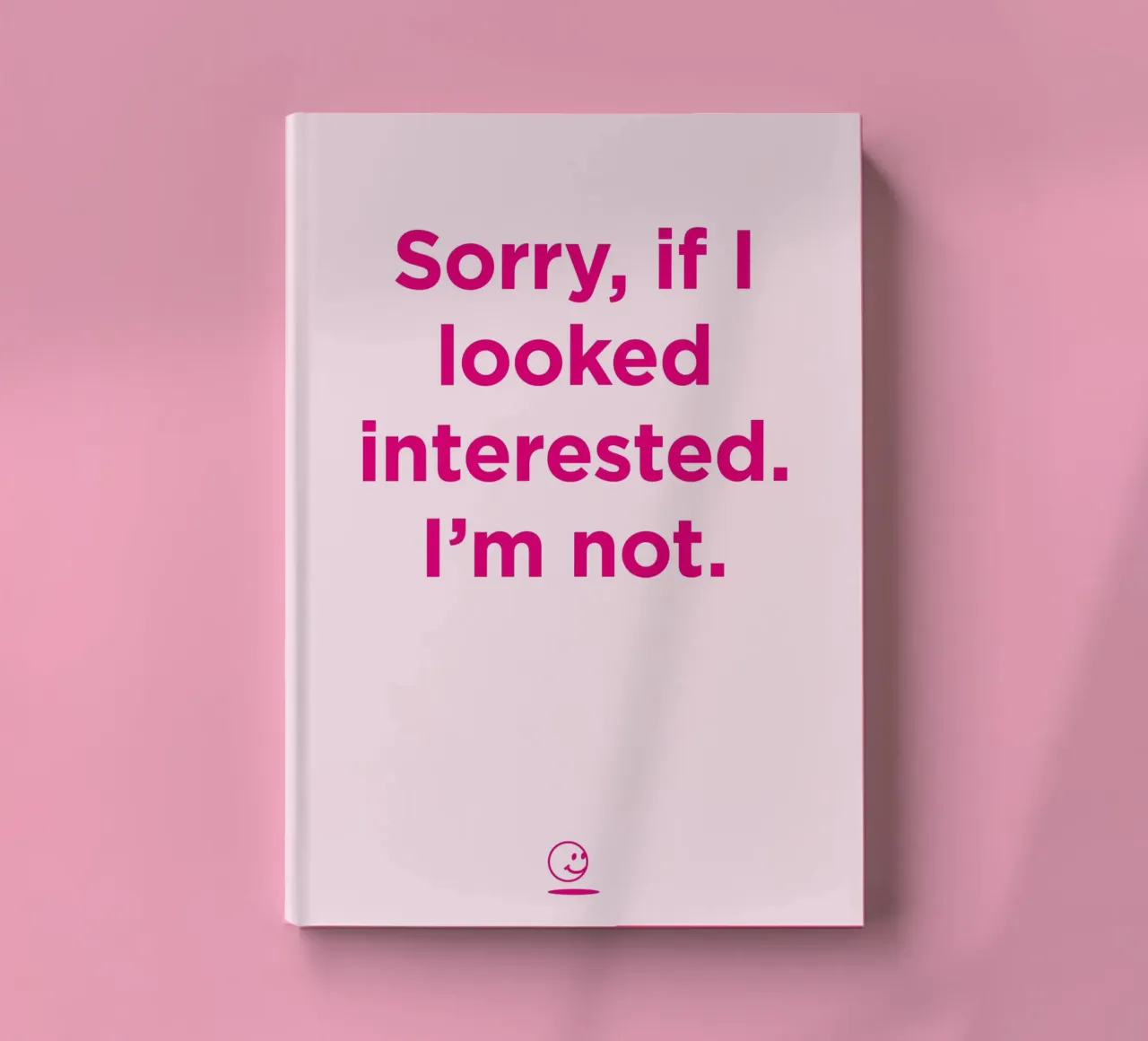 Not interested notebook by Art Fart