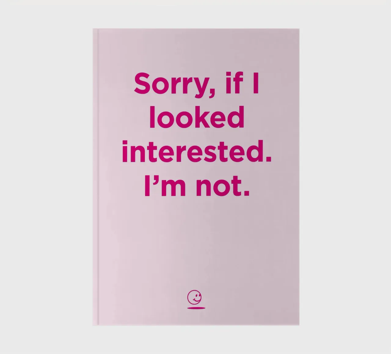 Not interested notebook by Art Fart