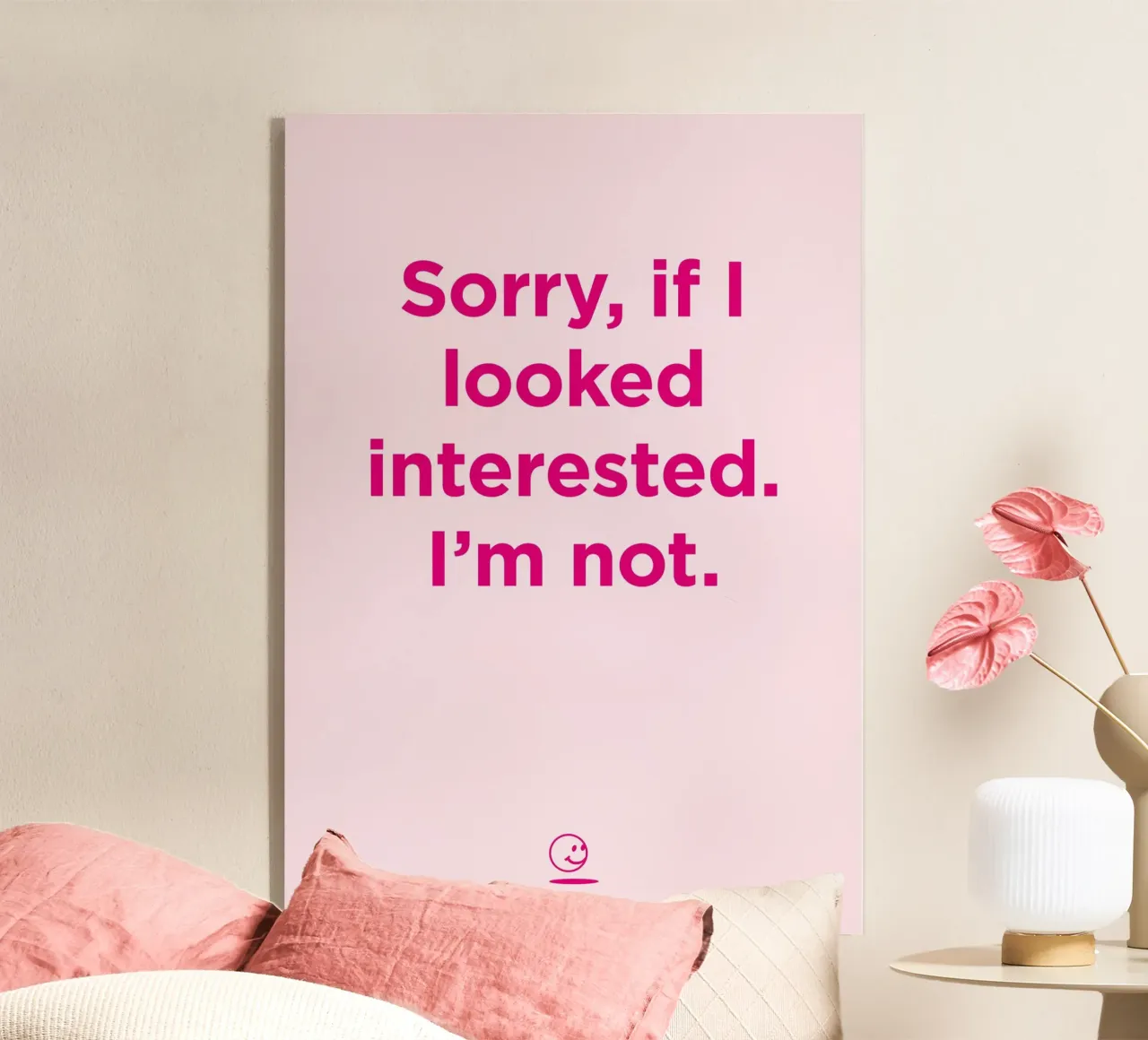 Not interested plexiglass da Art Fart