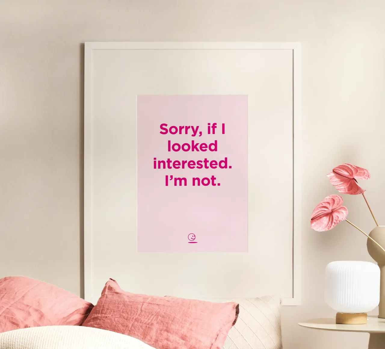 Not interested poster da Art Fart