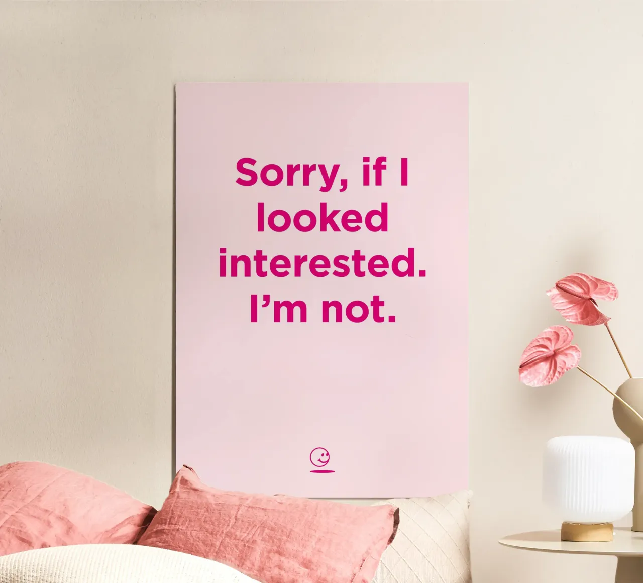 Not interested poster da Art Fart