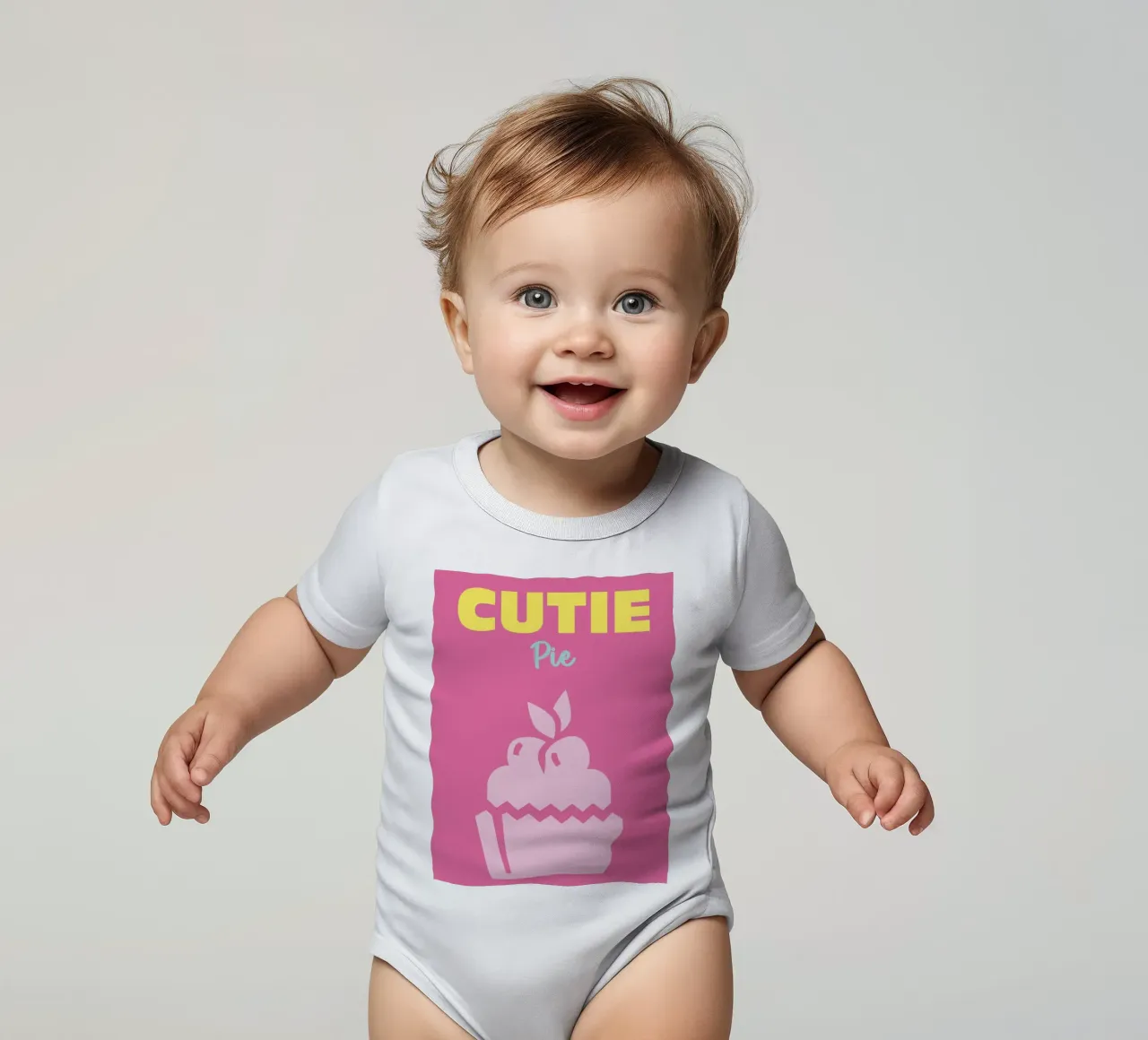 Cutie Pie body neonato maniche corte da Art Fart