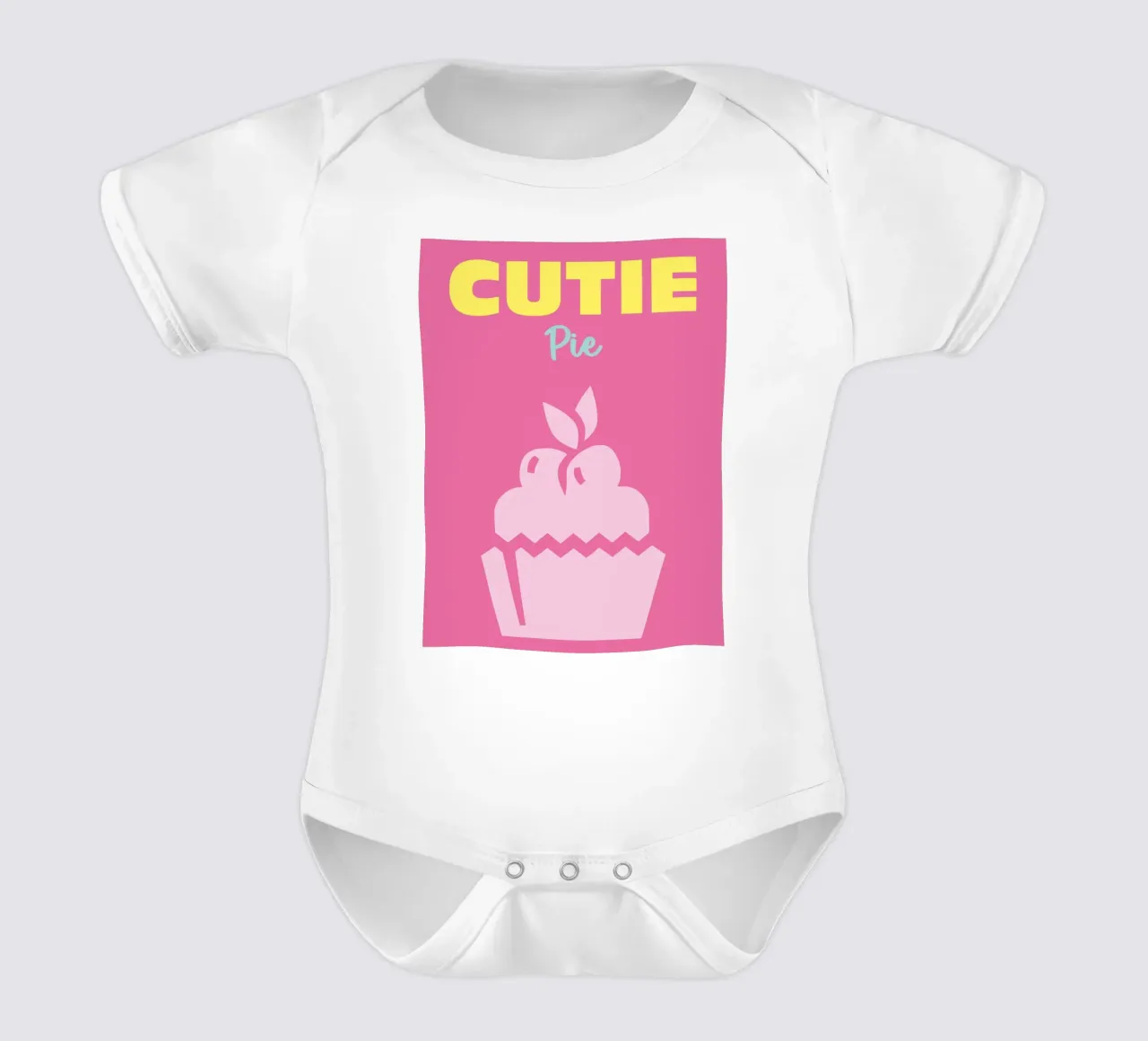 Cutie Pie body neonato maniche corte da Art Fart