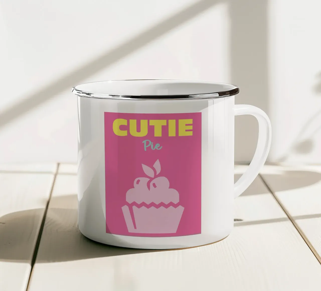 Cutie Pie tazza in smalto da Art Fart