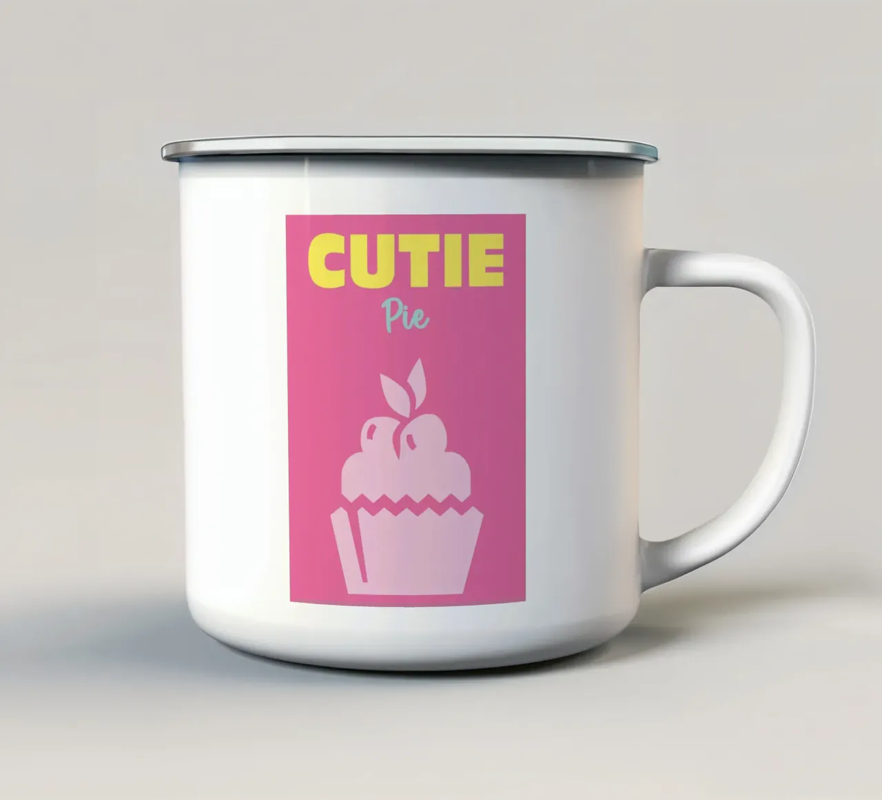 Cutie Pie tazza in smalto da Art Fart