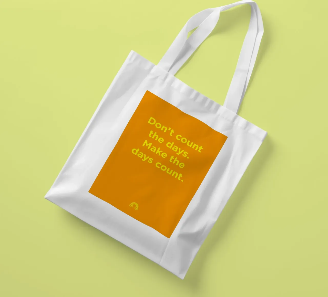Make the days count. borsa in juta da Art Fart