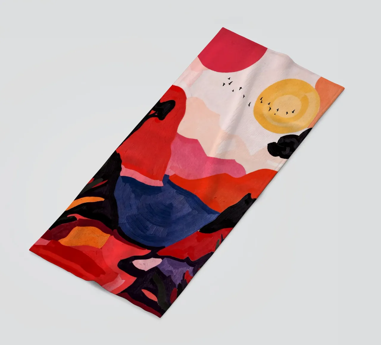 Two Suns And Birds telo mare da Lana Rodriguez