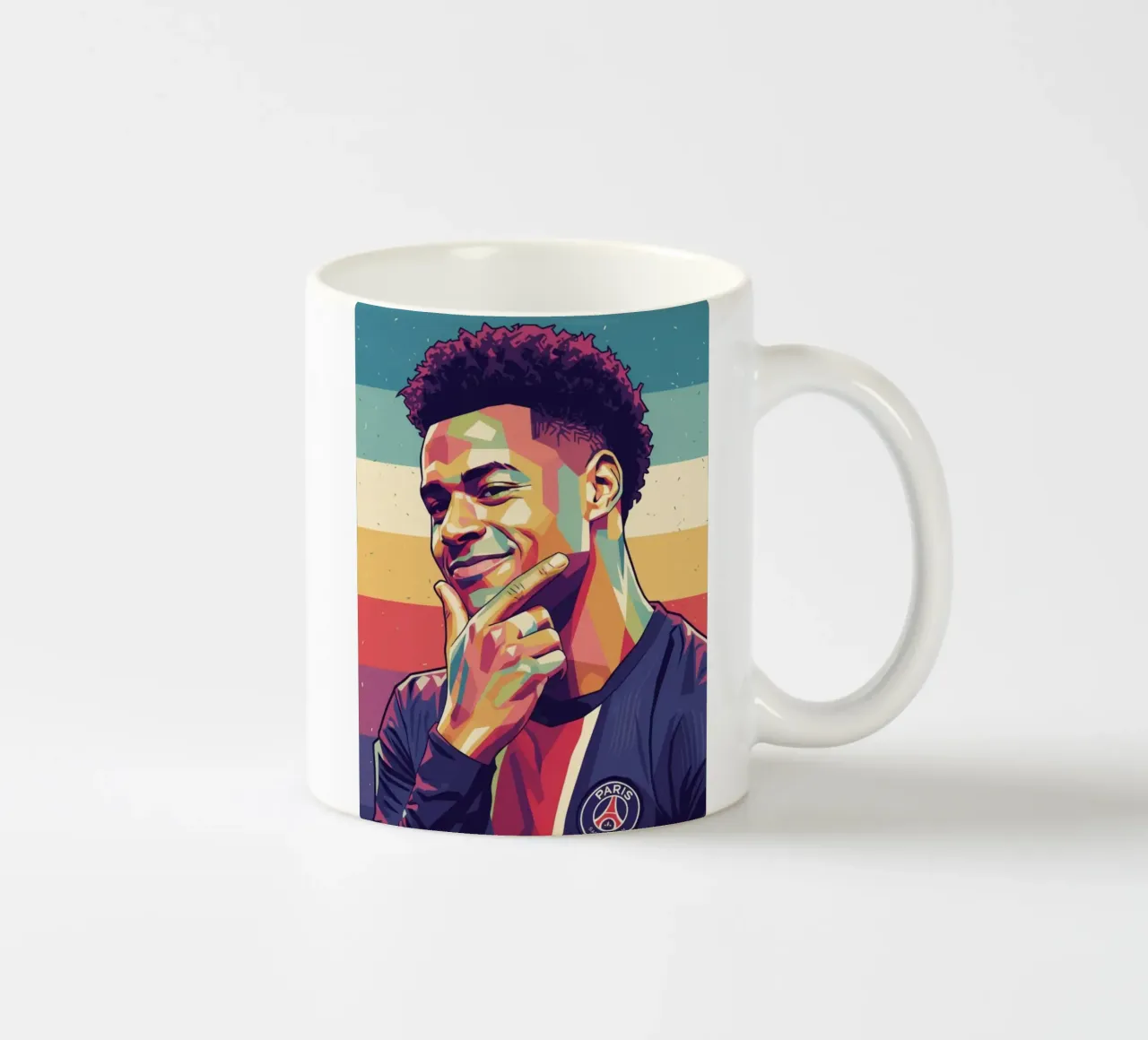 Desire Doue pop art d'epoca tazza in ceramica da Hantamrata