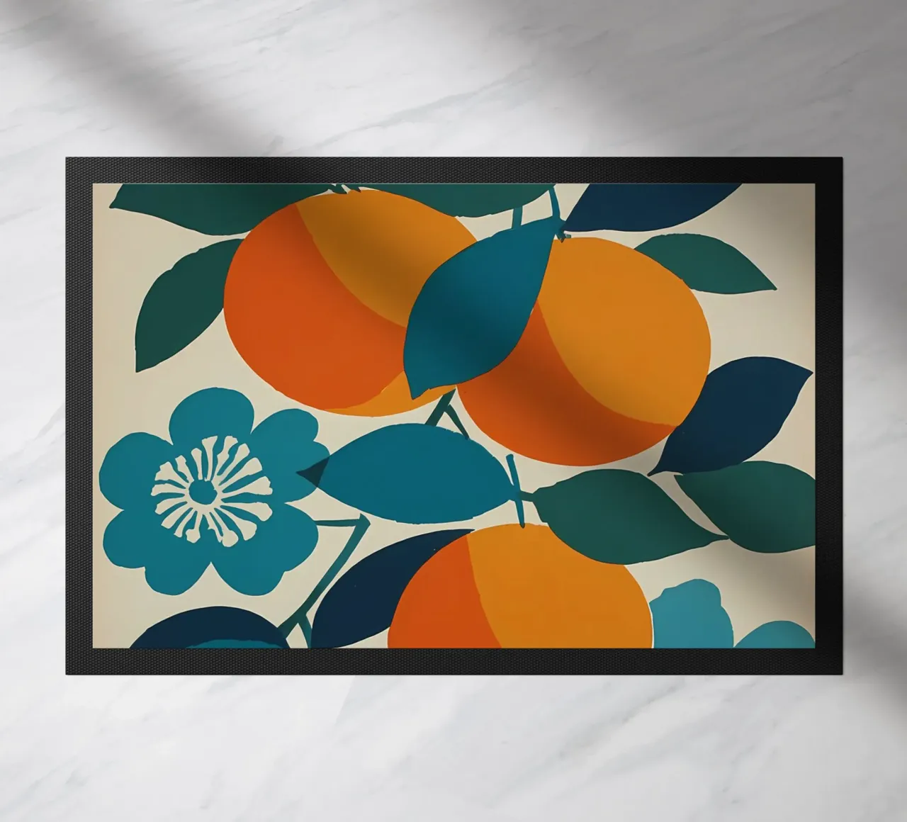 Oranges doormat by IamHomeStudio