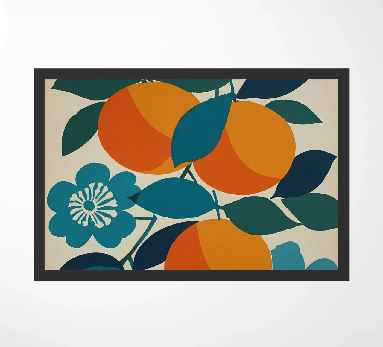 Oranges doormat by IamHomeStudio