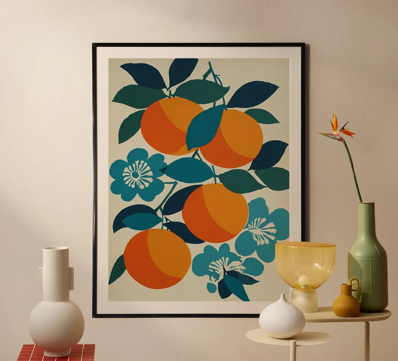 Oranges poster by IamHomeStudio