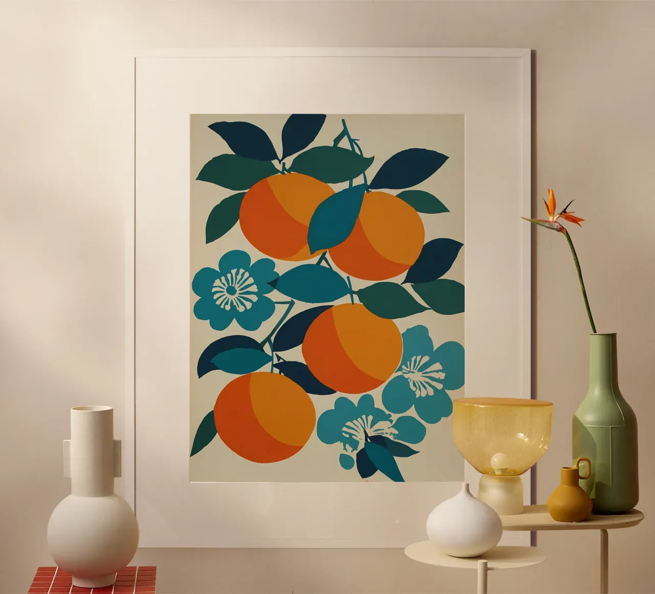 Oranges poster by IamHomeStudio