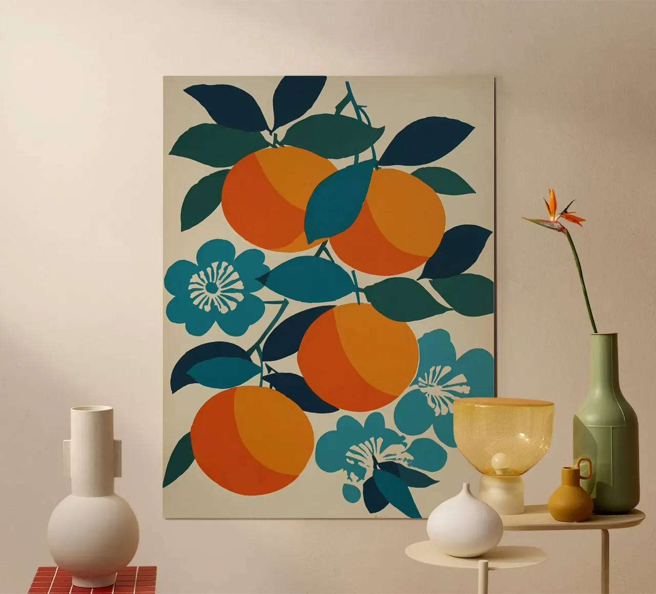 Oranges poster by IamHomeStudio