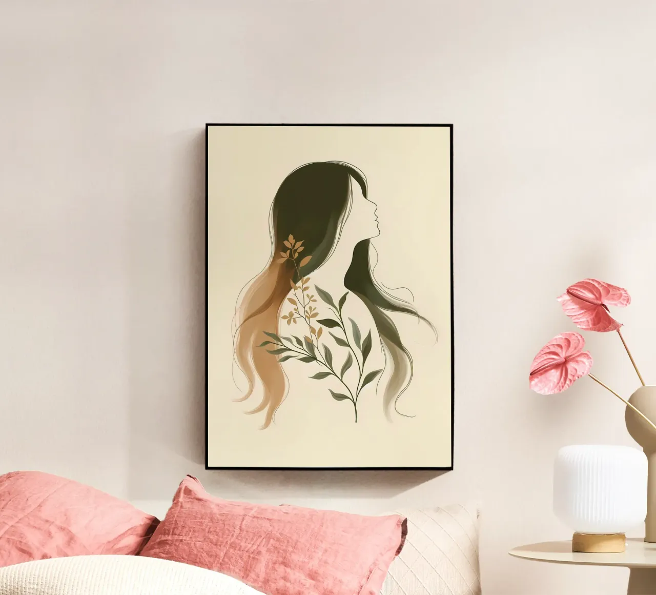 Flusso botanico femminile plexiglass da Bloom And Brush