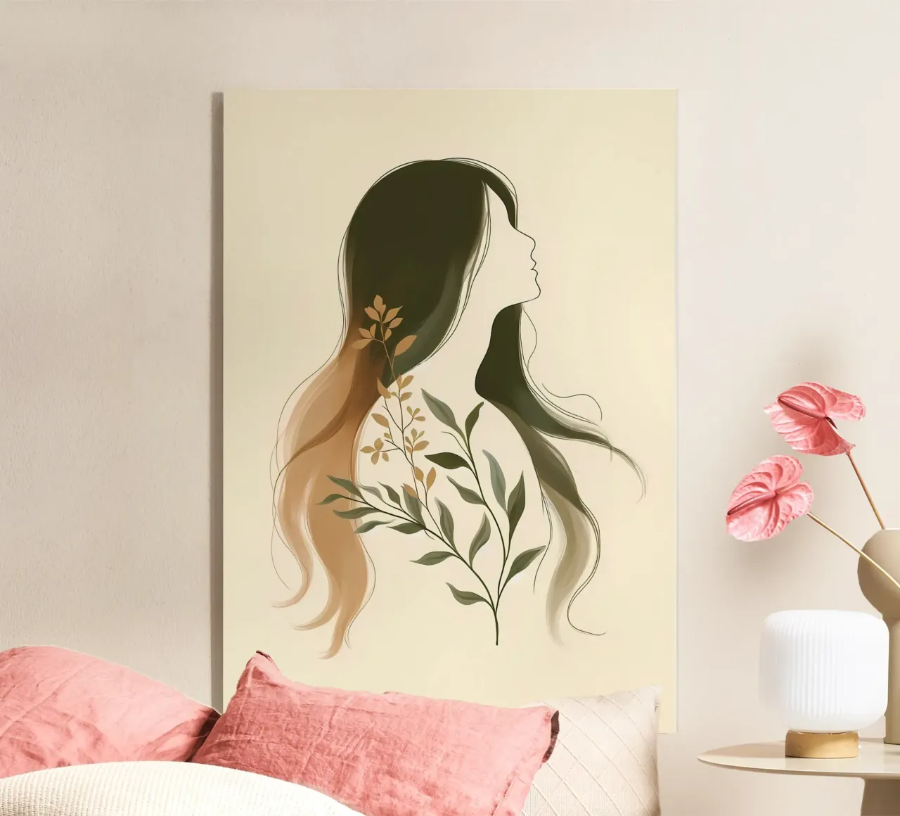 Flusso botanico femminile plexiglass da Bloom And Brush