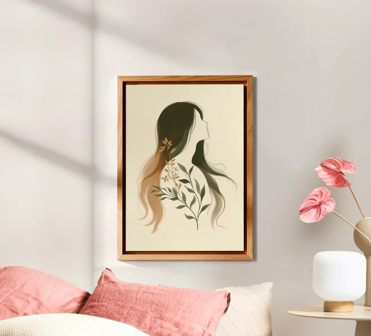 Flusso botanico femminile pannello forex da Bloom And Brush