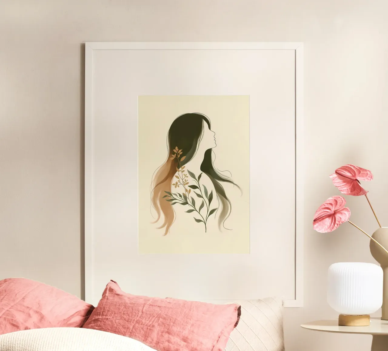 Flusso botanico femminile carta hahnemühle da Bloom And Brush