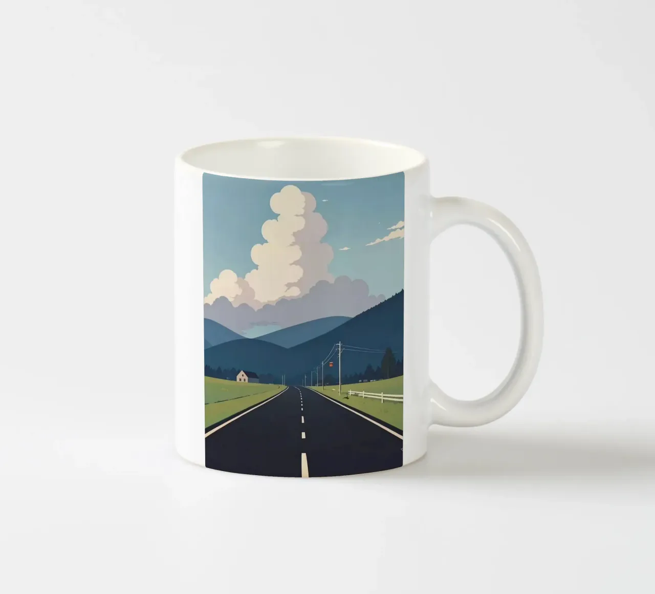 endless road to cloud tazza in ceramica da Fost
