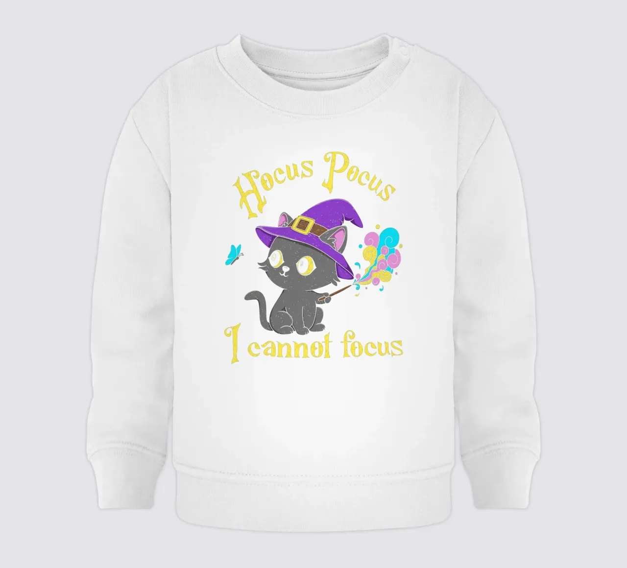 Hokuspokus Ich kann mich nicht konzentrieren Baby Sweatshirt von Loobs