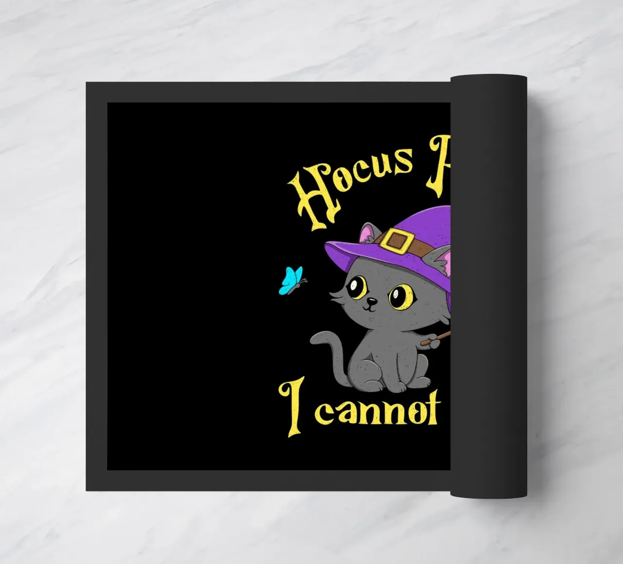 Hocus Pocus I cannot focus doormat by Loobs