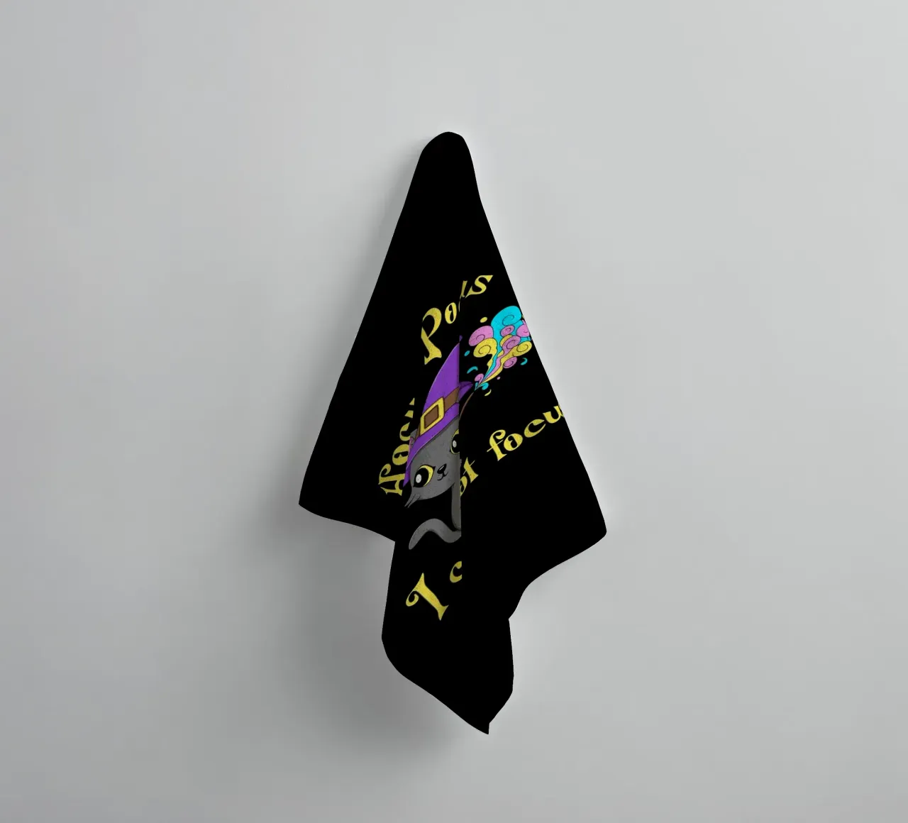 Hocus Pocus I cannot focus towel by Loobs