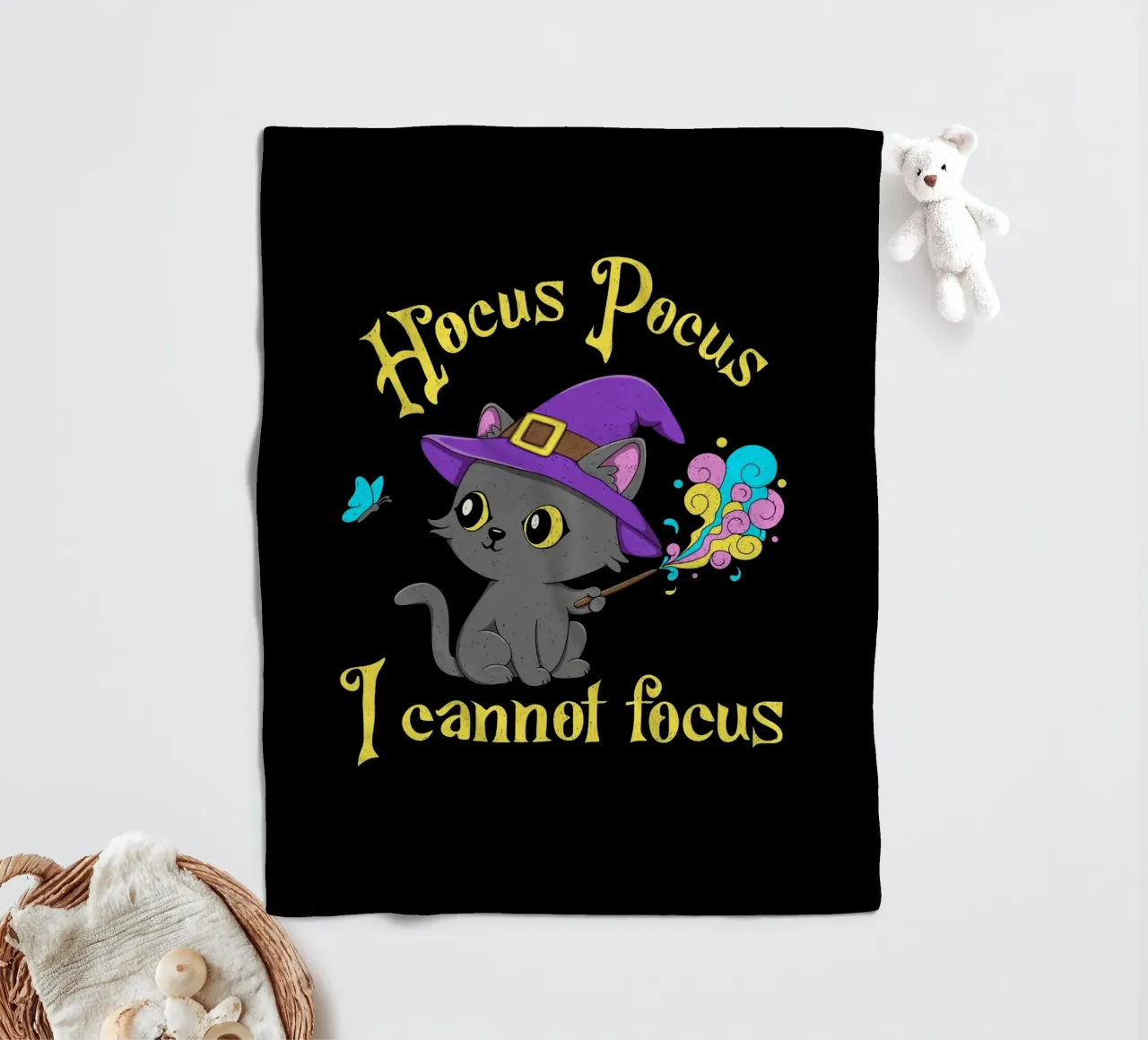 Hocus Pocus Non riesco a concentrarmi coperta in pile da Loobs