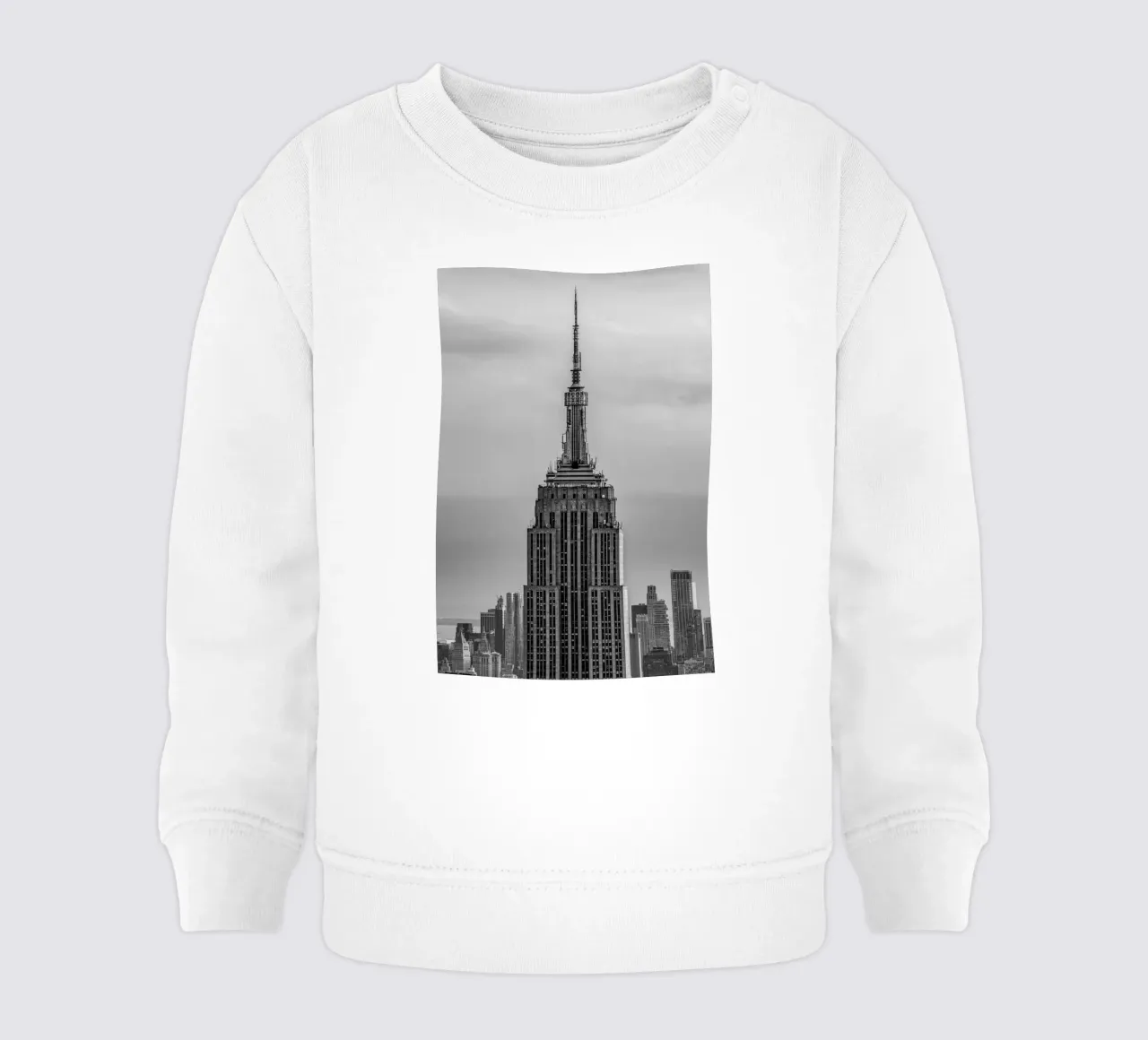 Guglia dell'Empire State Building B&N felpa neonato da Carinaprint