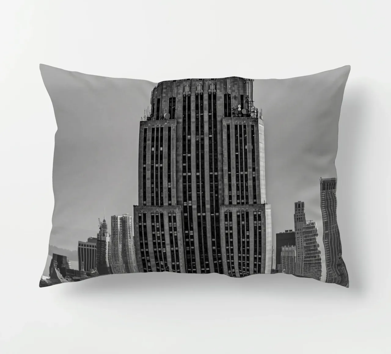 Guglia dell'Empire State Building B&N cuscino da Carinaprint