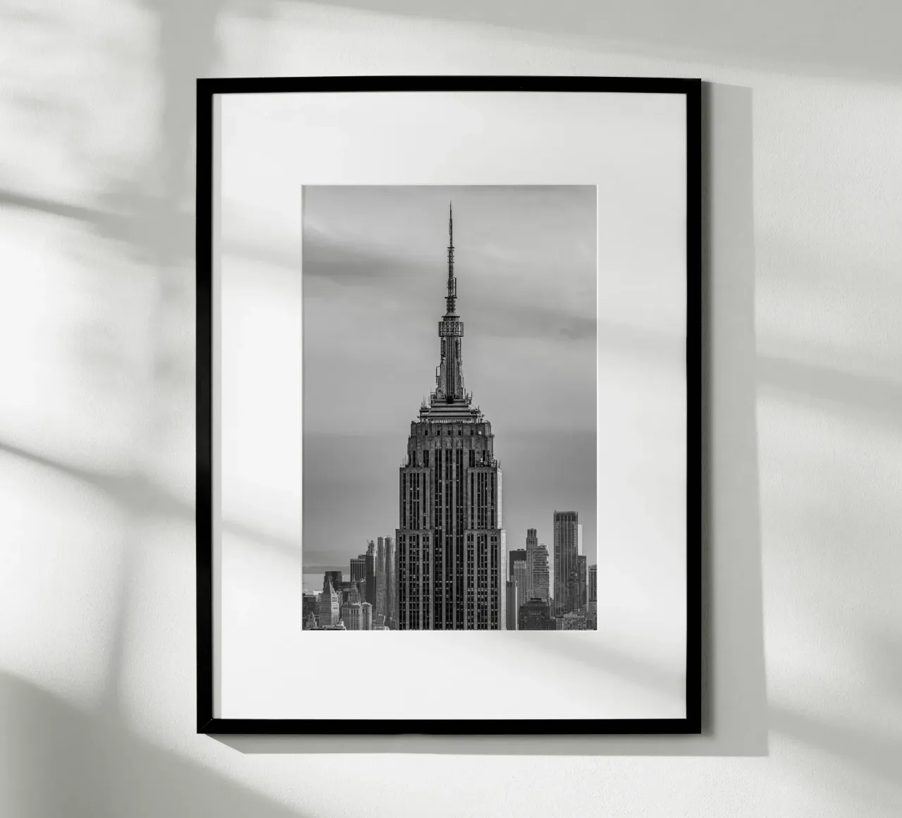 Guglia dell'Empire State Building B&N carta hahnemühle da Carinaprint