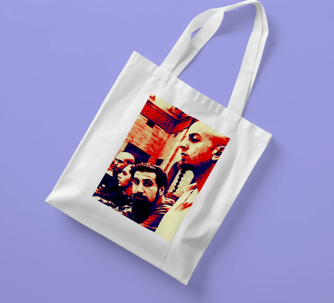 System Of A Down borsa in juta da Lembayung art