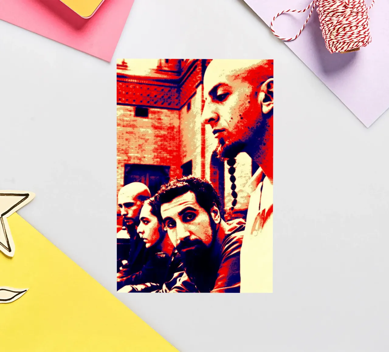 System Of A Down adesivo da Lembayung art