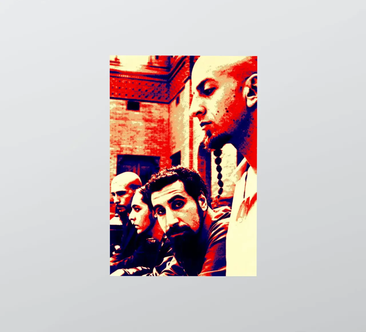 System Of A Down adesivo da Lembayung art