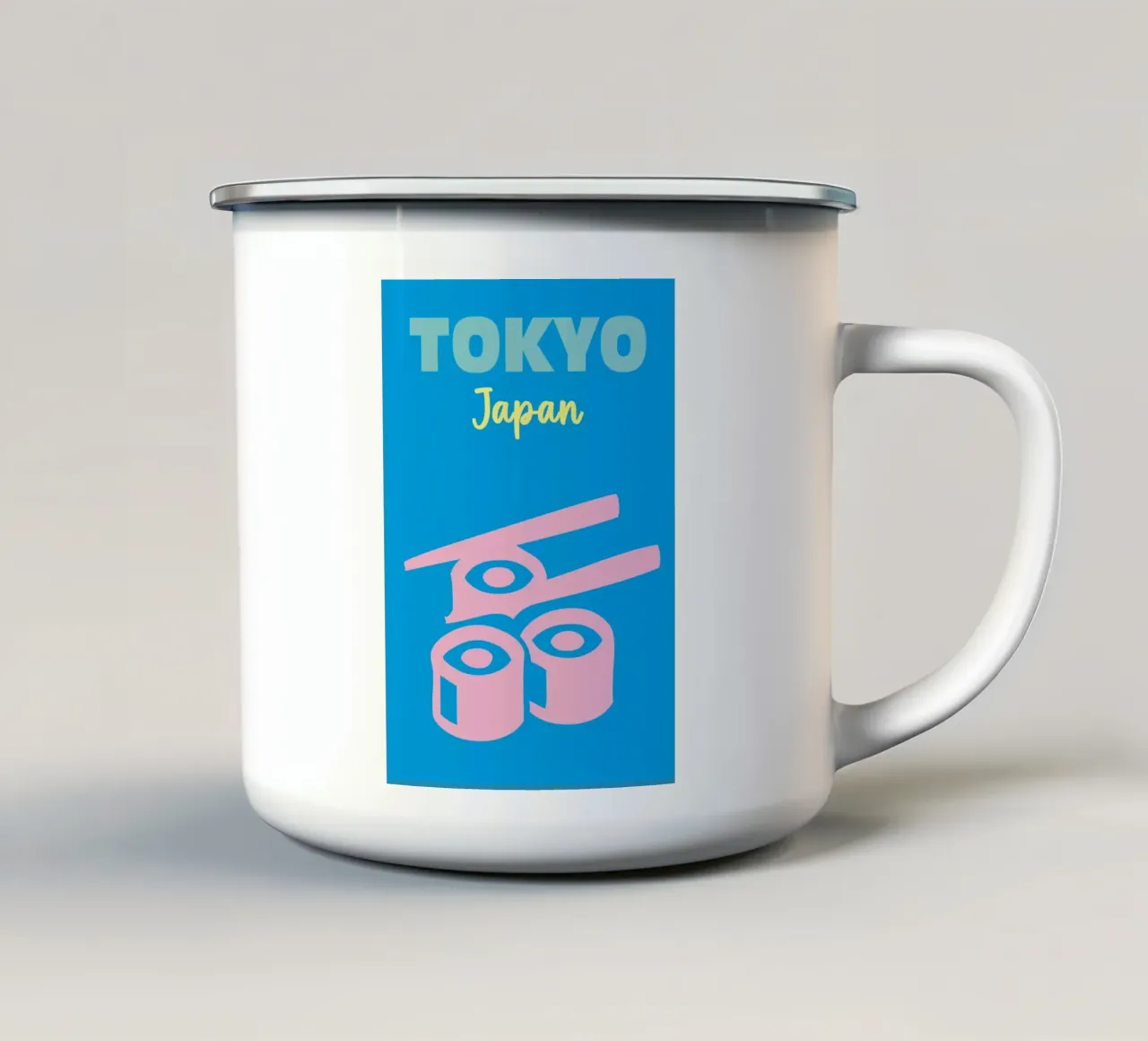 Tokyo, Japan 01 tazza in smalto da Art Fart