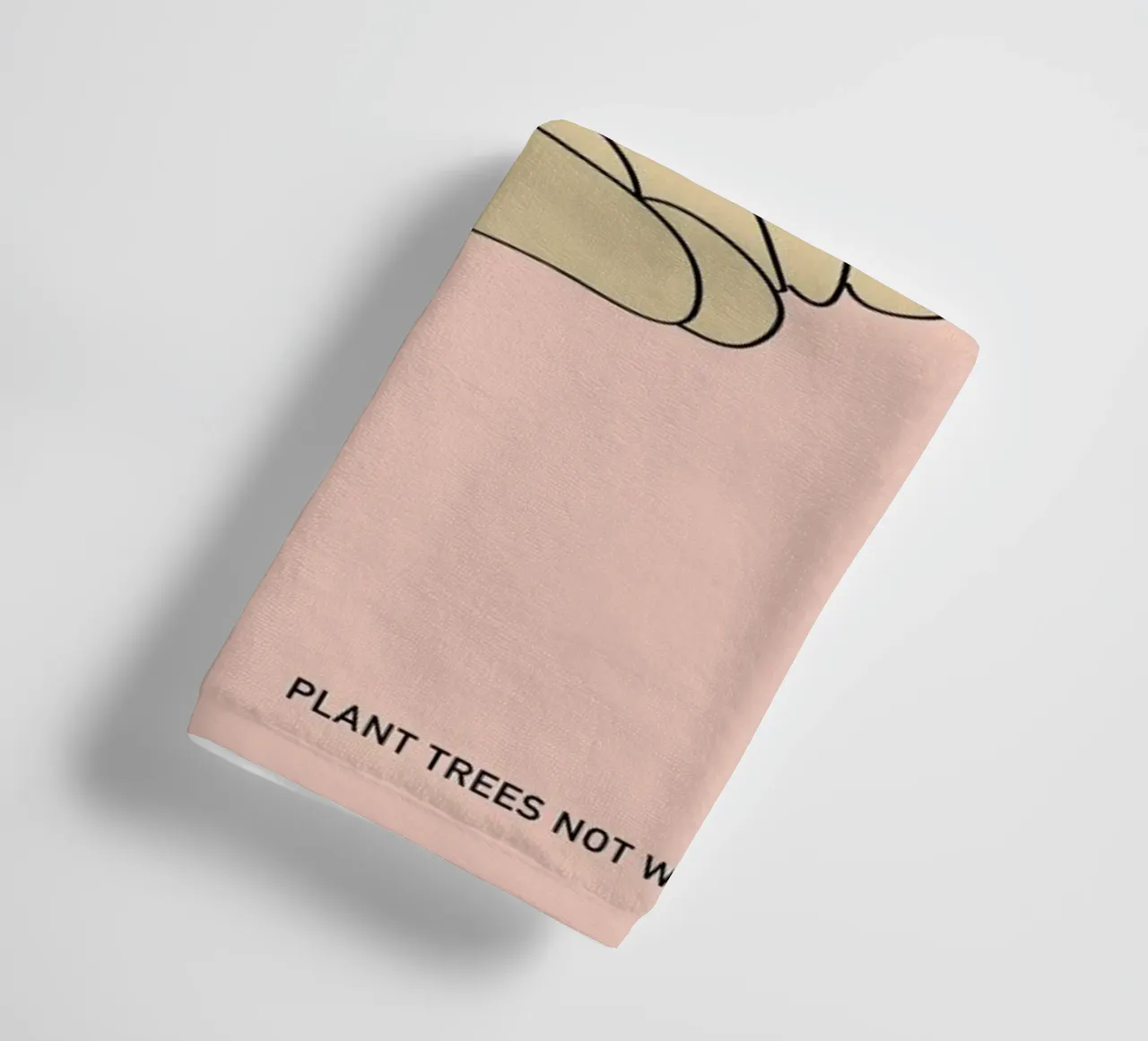 Plant Trees Not Wars asciugamano da bagno da Andreas Wundersee