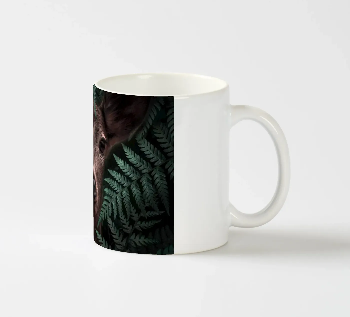 Deer ceramic mug by arizrab