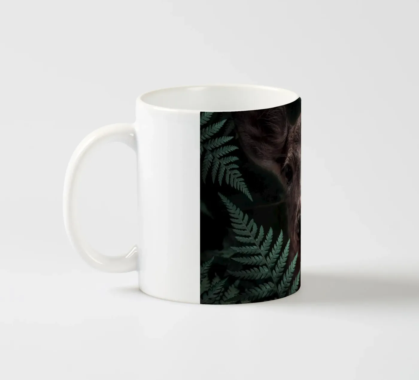 Deer ceramic mug by arizrab