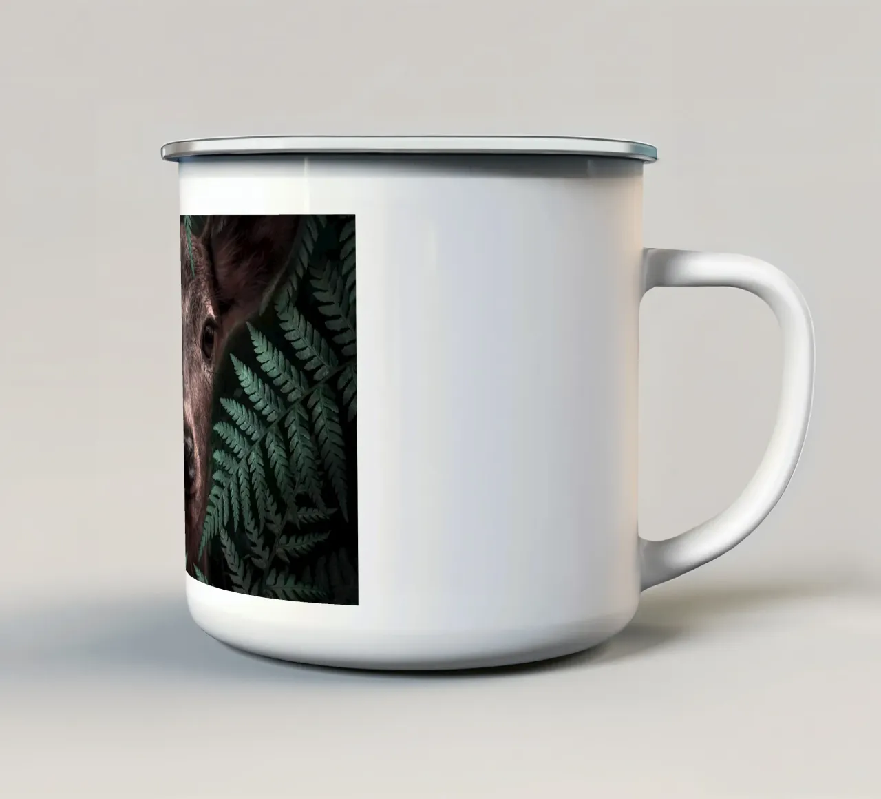 Cervo tazza in smalto da arizrab
