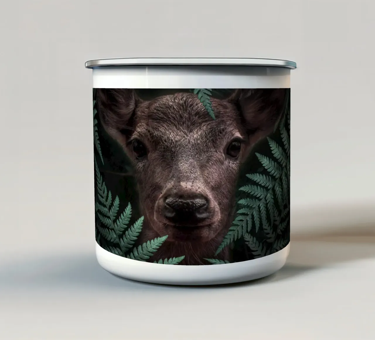Cervo tazza in smalto da arizrab